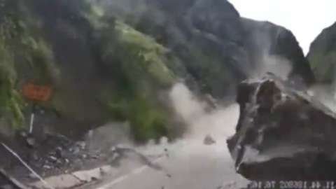 Deslizamiento de piedras en la provincia peruana de Huarochirí no dejó muertos