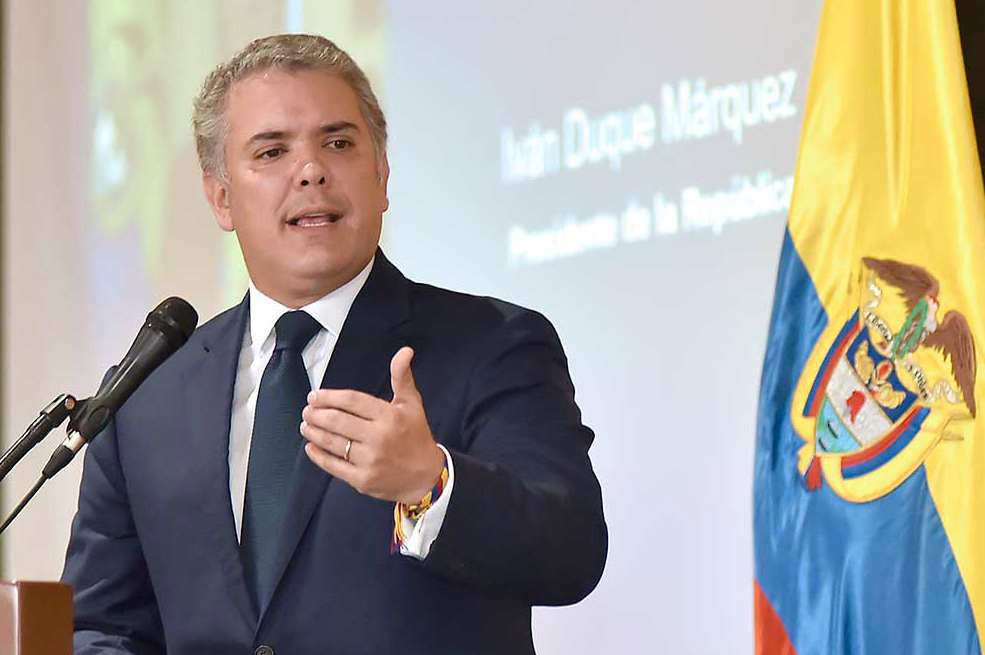 Presidente Iván Duque en la Primera Cumbre de la Justicia. / SIG