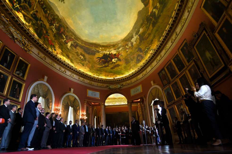 El 18 de agosto, la todopoderosa Asamblea Constituyente, integrada exclusivamente por chavistas pues la oposición la desconoce, se atribuyó competencias del Legislativo. / AFP