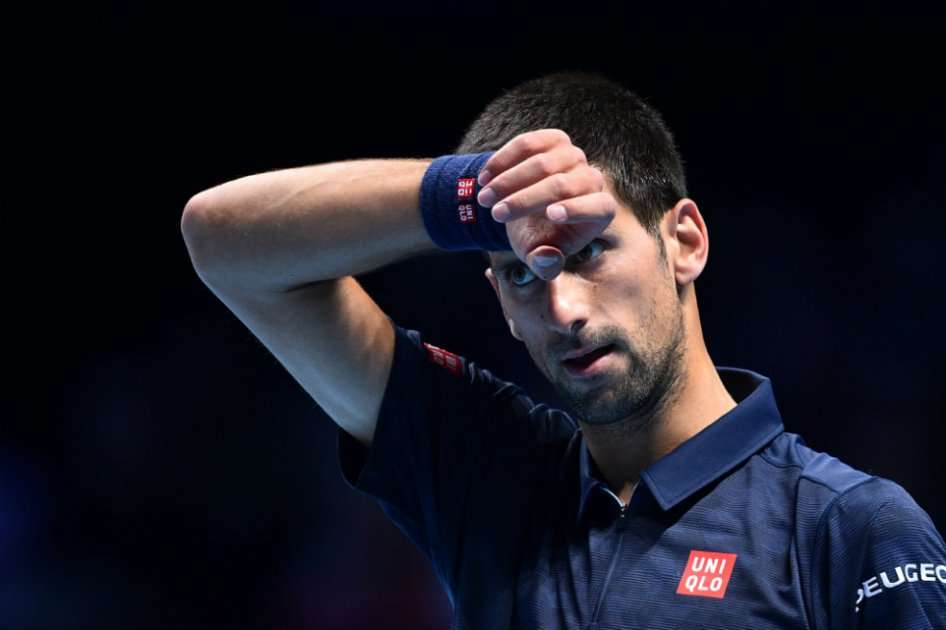 El serbio Novak Djokovic, durante la final de la Copa de Maestros contra el británico Andy Murray. / AFP