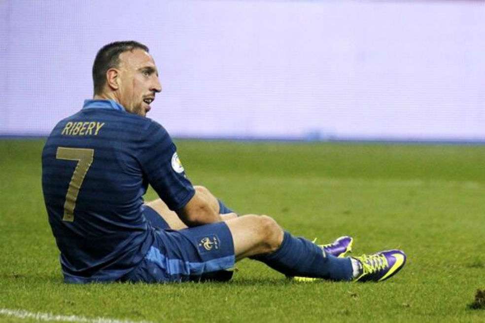 Franck Ribéry debutó con la Selección de Francia el 27 de mayo de 2006. Disputó dos mundiales. Archivo