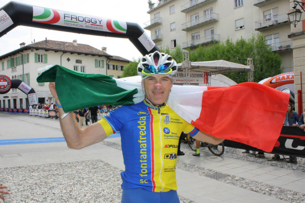 Michele Pittacolo, pedalista paralímpico italiano de 48 años, asegura que el colombiano Egan Bernal hará historia en el ciclismo. / Facebook: Michele Pittacolo