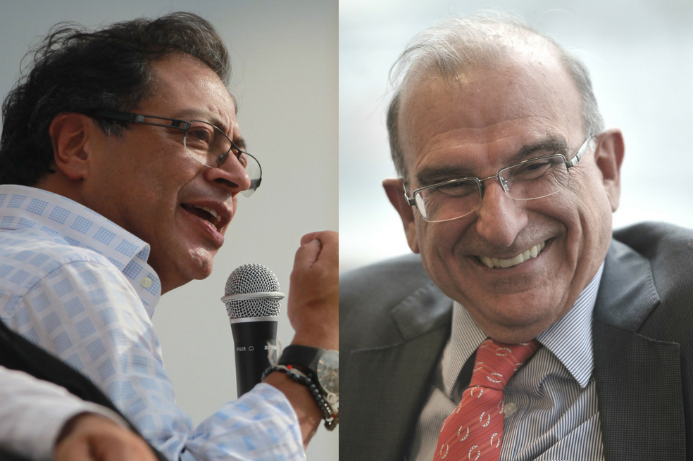 Gustavo Petro y Humberto de la Calle. / EFE y Archivo