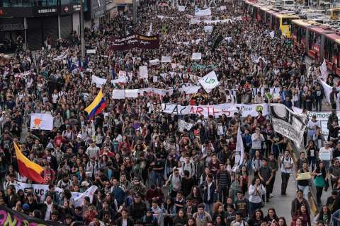 Así avanza la marcha estudiantil en las principales ciudades del país