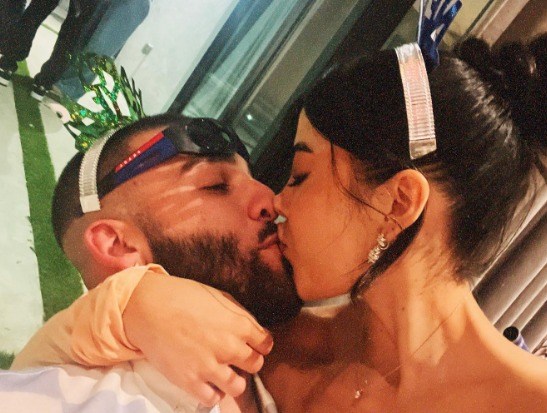 Ella es la novia de Manuel Turizo, con quien festejó la llegada del 2024
