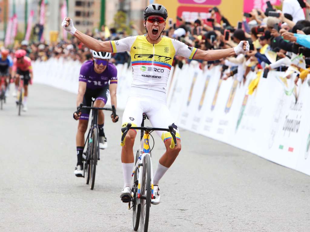 Alejandro Osorio, ganador de la tercera etapa del Tour Colombia 2.1 2024