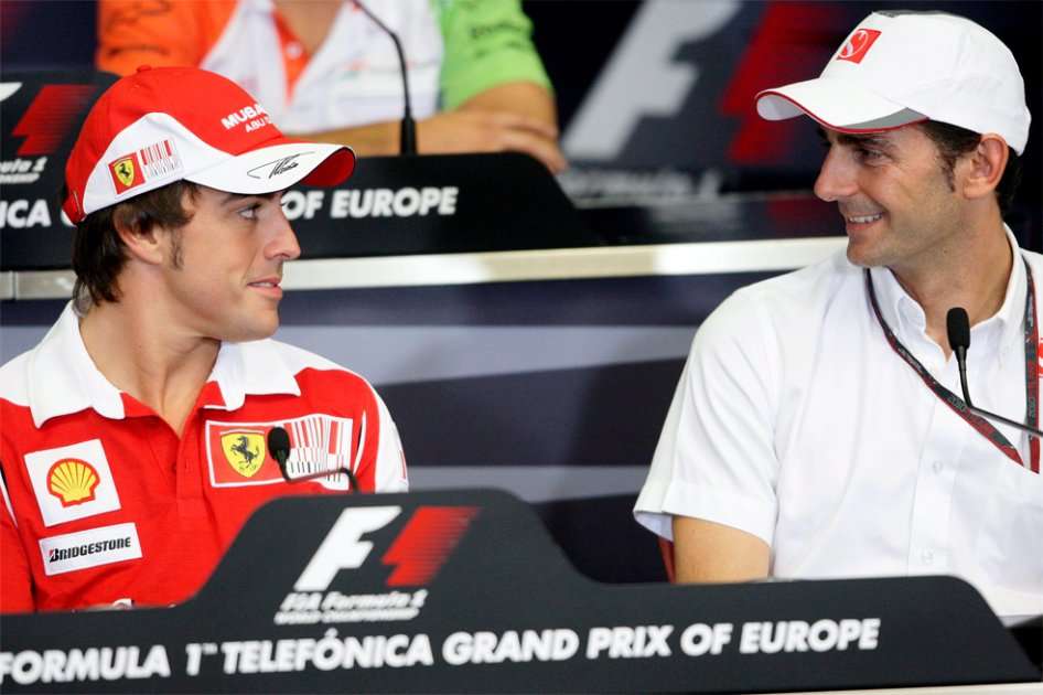 Dos españoles juntos en Ferrari / Archivo