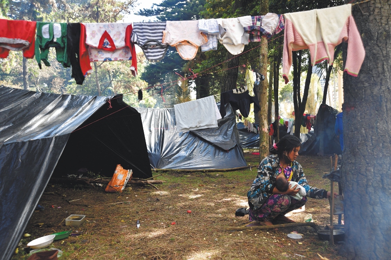 Campamento Indigena en el Parque Nacional