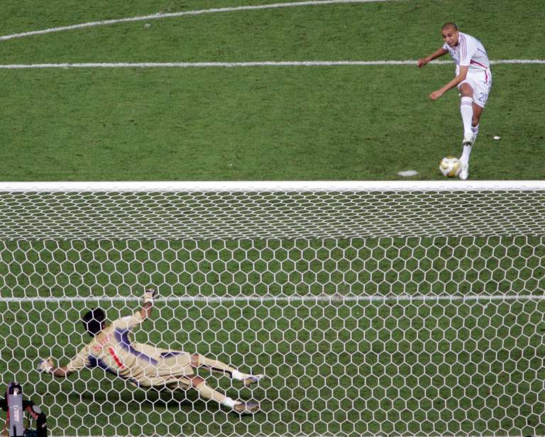 David Trezeguet en la final del Mundial de Alemania 2006