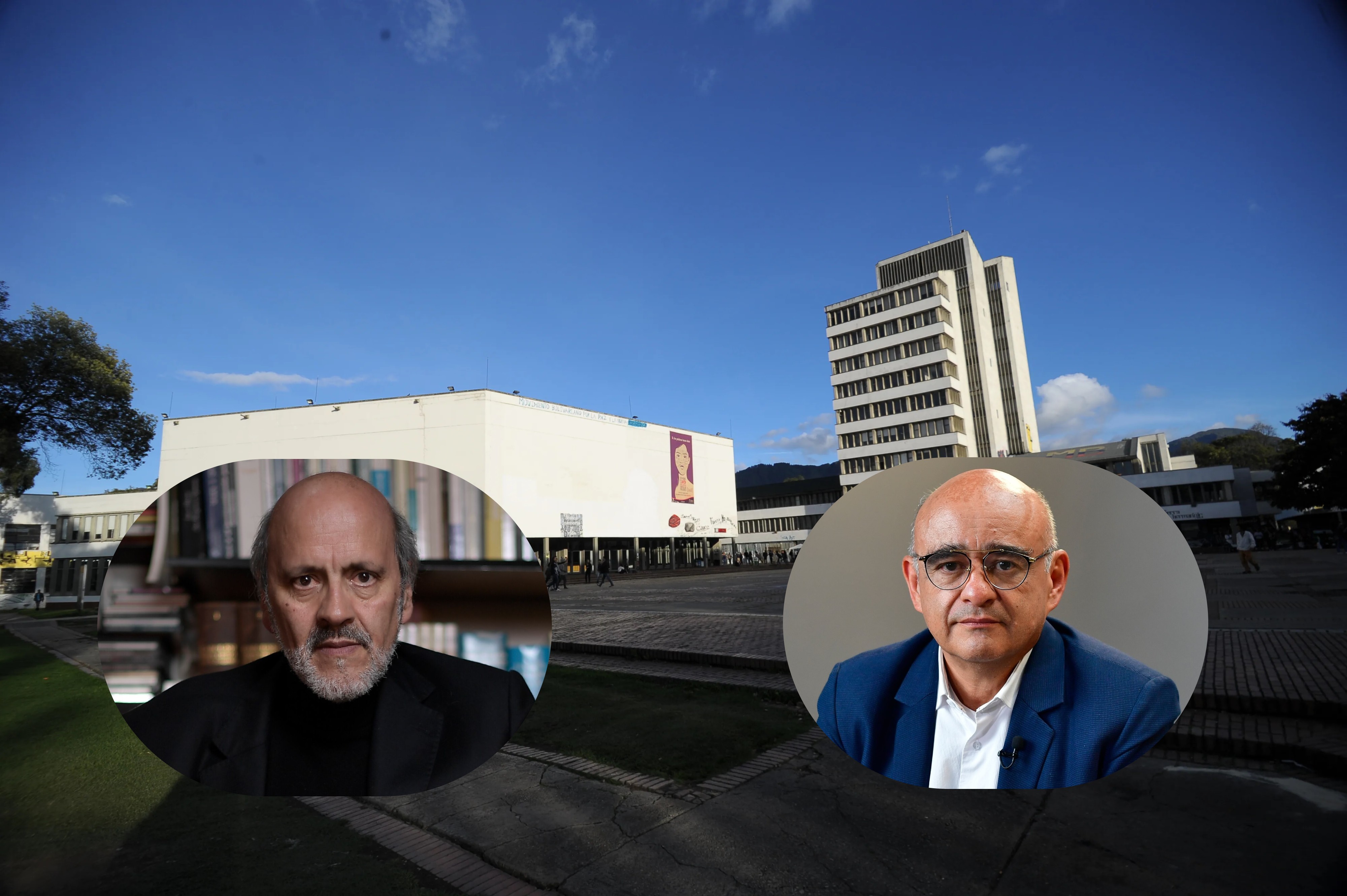 Leopoldo Múnera (izquierda) e Ismael Peña (derecha).