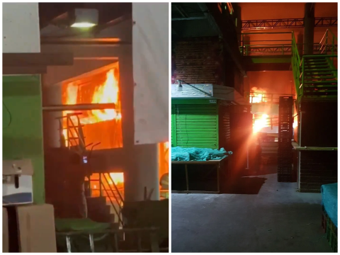 Lo que se sabe del incendio en Plaza Minorista de Pereira que destruyó 20 locales