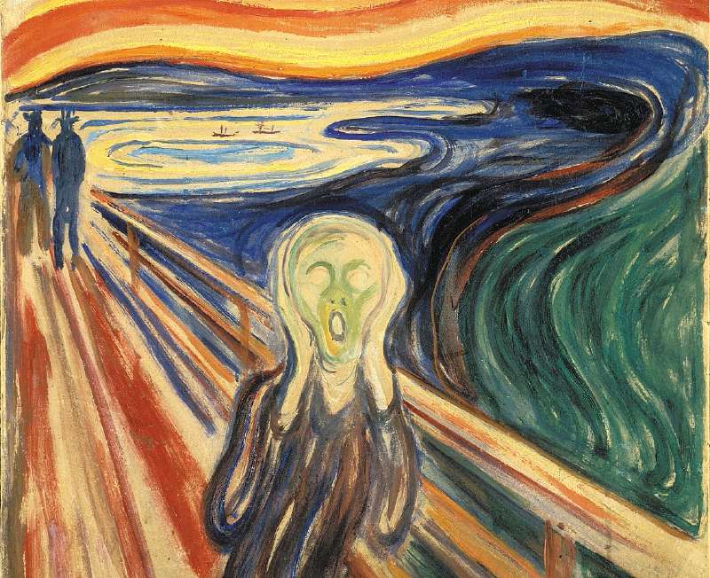 “El grito”. / Edvard Munch