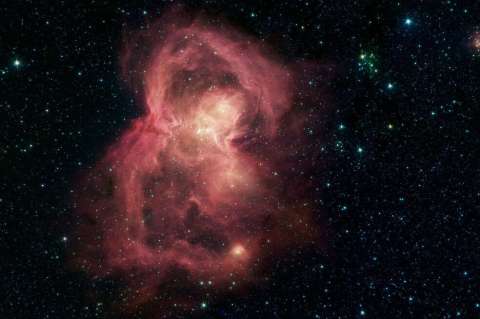 La ‘mariposa espacial’ es el hogar de cientos de estrellas recién nacidas