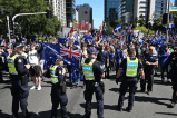 Miles de personas participan en marchas contra la inmigración en Australia