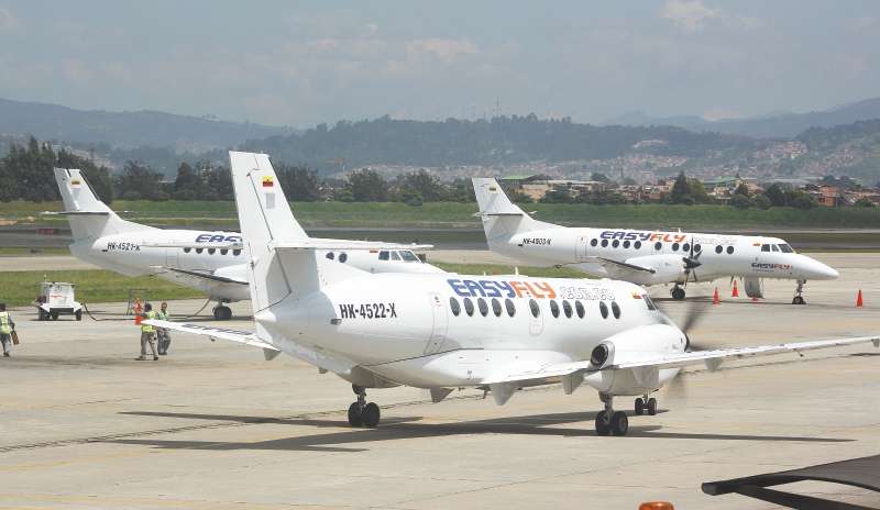 Easyfly completará una flota de 21 aviones en el segundo semestre de 2019.  / Cortesía Easyfly