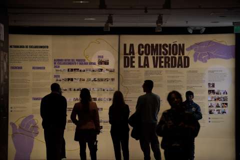 La exposición sobre informe de la Comisión de la Verdad inicia su “gira” nacional
