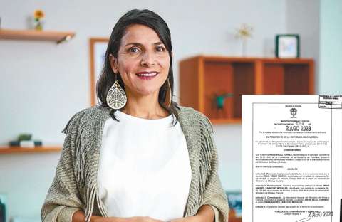 Irene Vélez sale oficialmente del gabinete del gobierno Petro