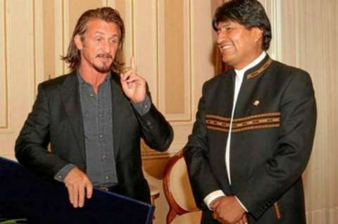 Sean Penn es el nuevo "enemigo público" de Bolivia