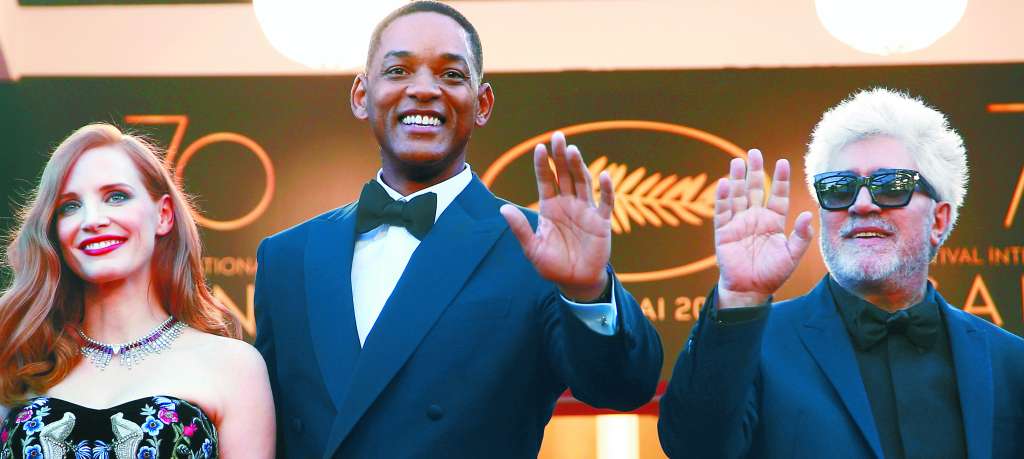 Jessica Chastain, Will Smith y Pedro Almodóvar lideran el grupo de jurados en esta edición de Cannes. / Cortesía