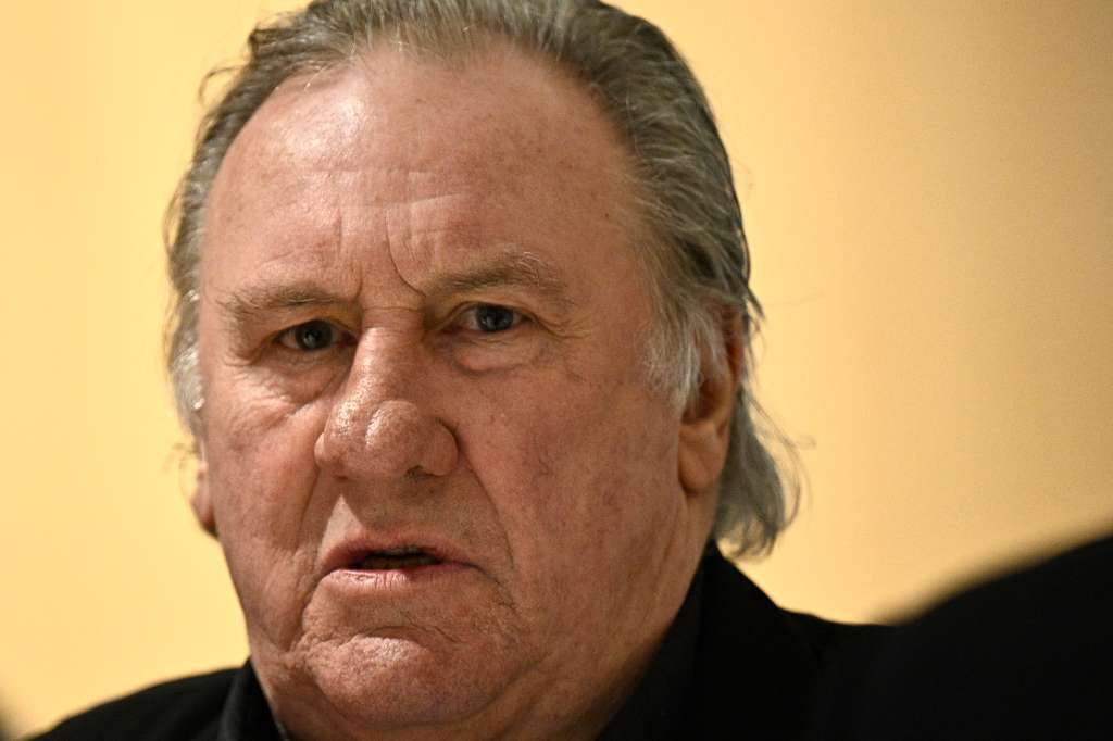 (FILES) French actor Gerard Depardieu arrives on the fourth day of his trial in which he is charged with sexually assaulting two women during a film shoot in 2021, at the Paris criminal court in the Tribunal de Paris courthouse, on March 27, 2025.