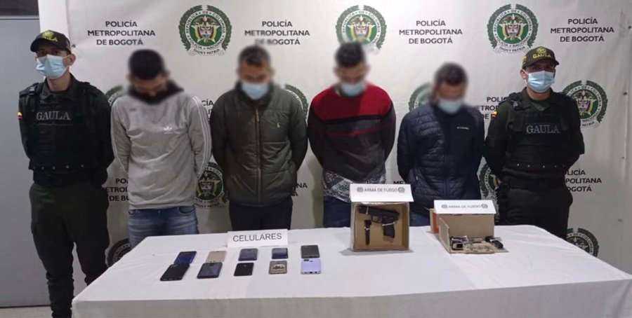 Este grupo criminal realizaba extorsiones a vendedores de las localidades del sur de Bogotá y de municipios aledaños.