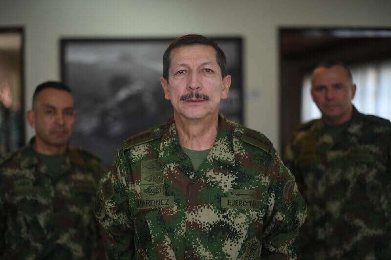 El general Nicacio Martínez dejó la comandancia del Ejército en diciembre de 2019. / Archivo