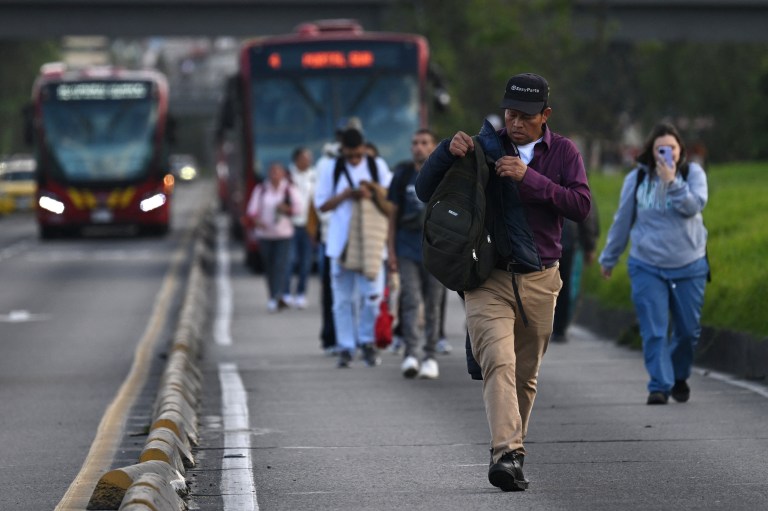 Así transcurrió el Paro Nacional