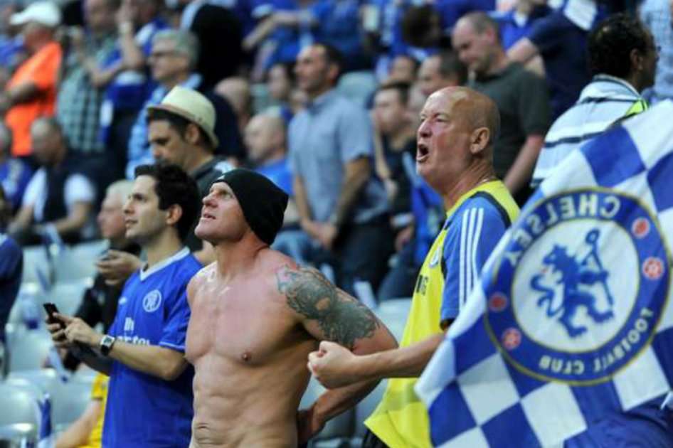 Hinchas del Chelsea. / AFP