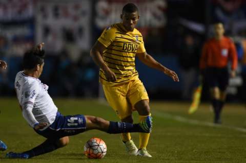 Con gol de Frank Fabra, Boca empató ante Nacional de Uruguay