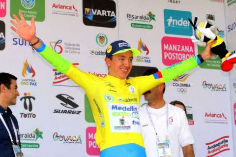 Nicolás Paredes, nuevo líder de la Vuelta a Colombia