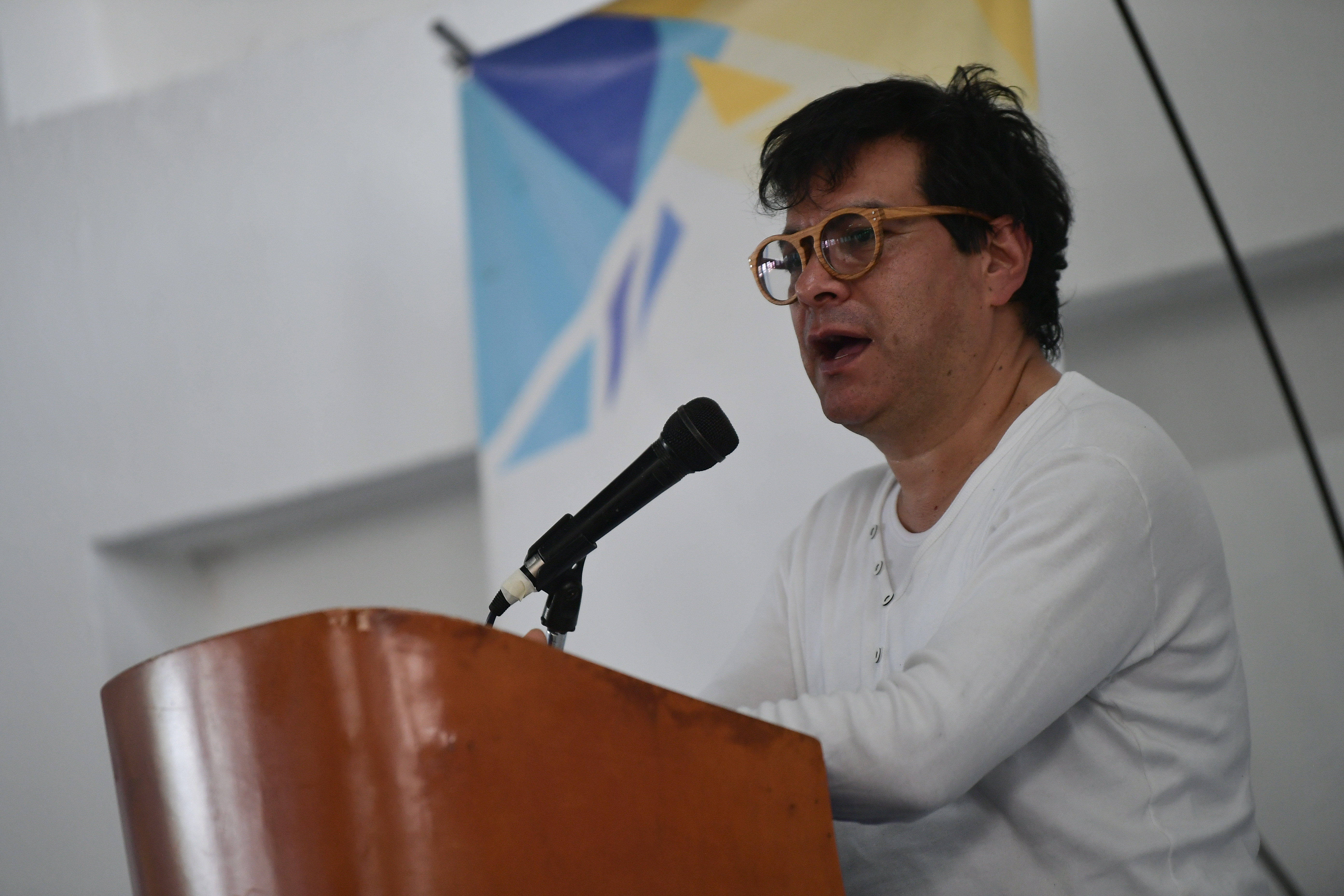 Durante la reunión entre el Comisionado de Paz, Danilo Rueda, y los presos del patio 6 de la cárcel la Tramacua de Valledupar en la que se habló de la propuesta de Paz Total con distintos actores armados.