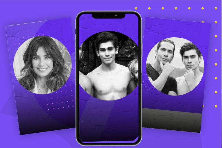 Él es el sexy hijo de Gregorio Pernía y Marcela Mar