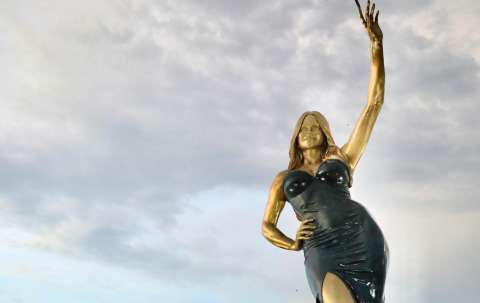Así es la nueva estatua de Sofía Vergara en Barranquilla: ¿cuánto mide?