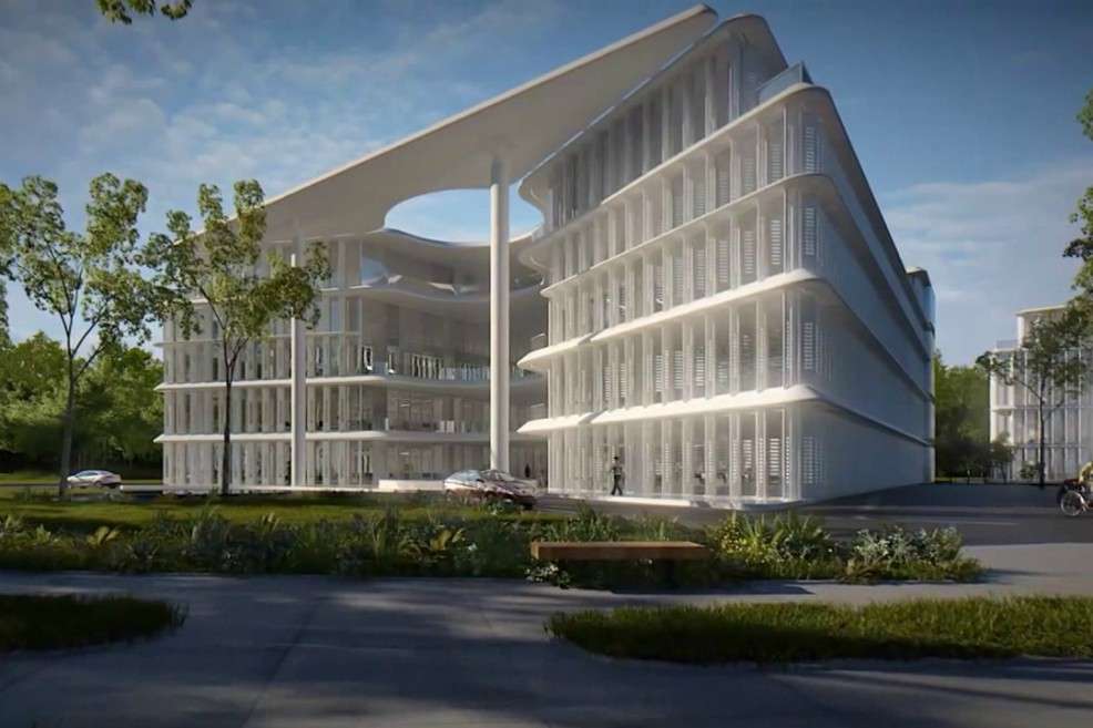 La sede Cartagena de la U. de Los Andes fue diseñada por diseñada por el arquitecto Brandon Haw. / U. de los Andes
