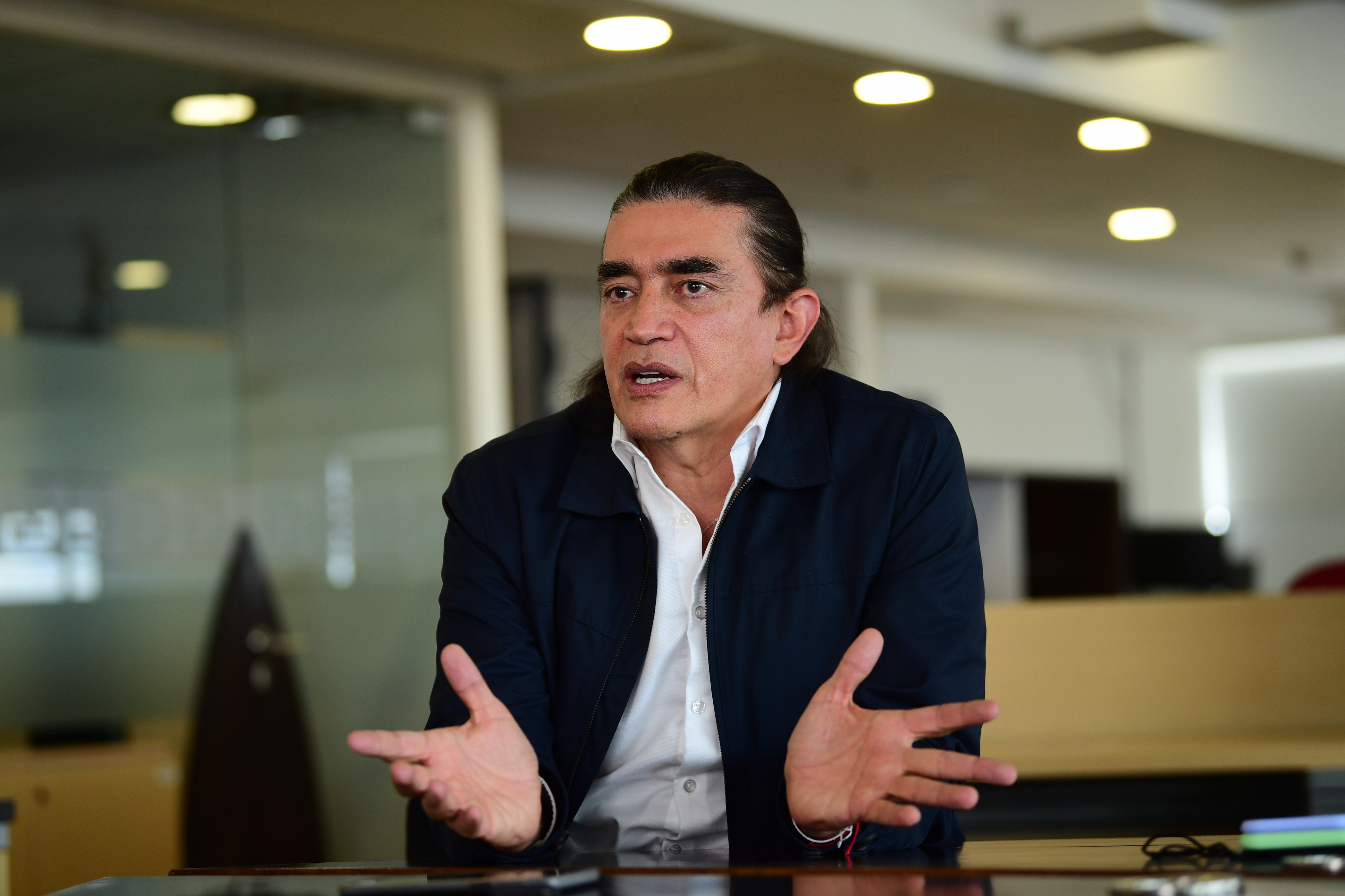Senador de la república durante entrevista para El Espectador