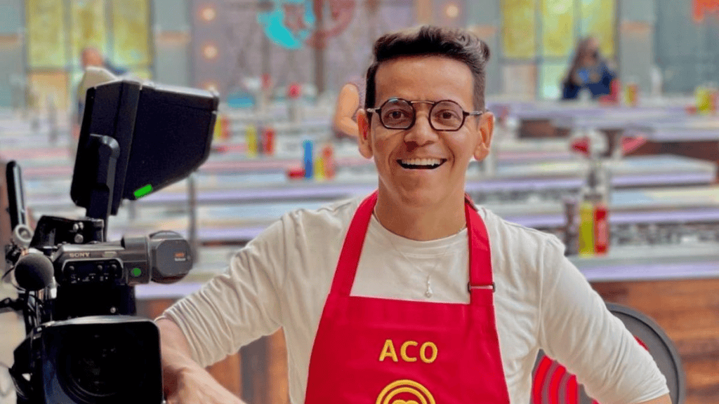 Aco Pérez en 'MasterChef Celebrity Colombia'.