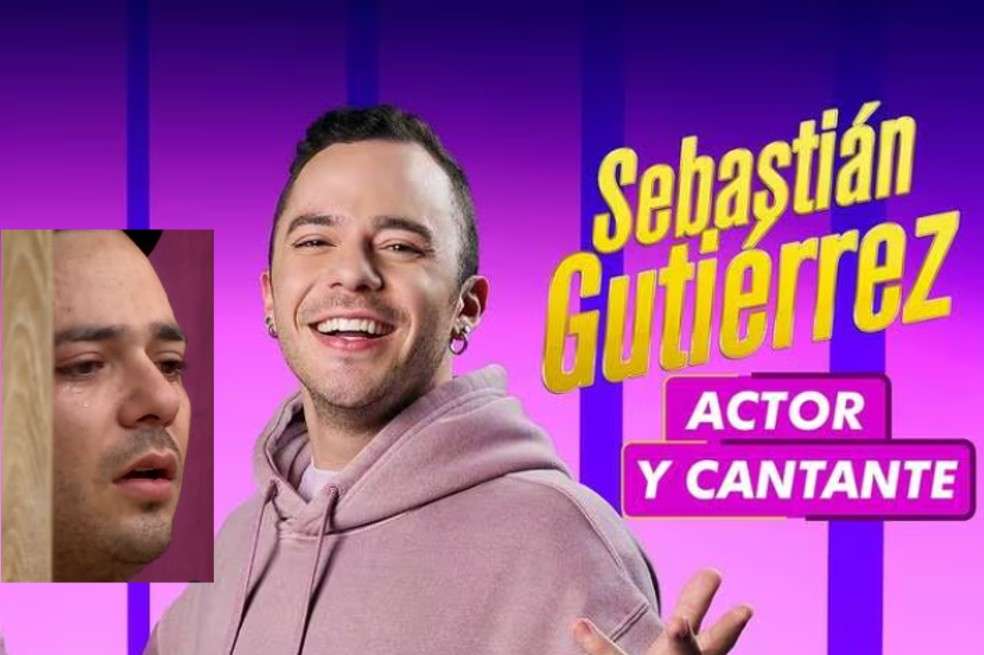 “Se me está saliendo de las manos”, dijo el actor Sebastián Gutiérrez al borde del llanto en ‘La casa de los famosos’.