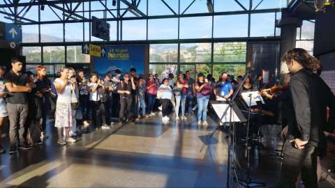 Estación musical: cultura para el frenesí de la ciudad