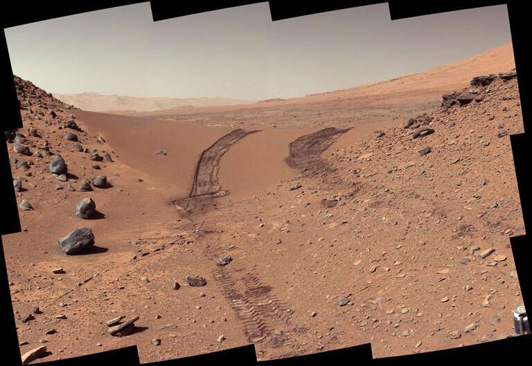 Imagen de Marte creada por Curiosity.