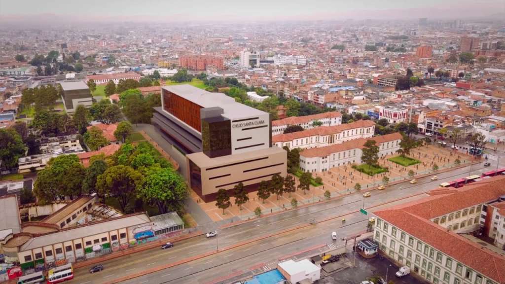 La primera fase tendrá un área de 84.000 metros cuadrados. Cerca de 312 camas estarán distribuidas en diferentes especialidades médicas.  / Cortesía Secretaría Distrital de Salud (SDS) 