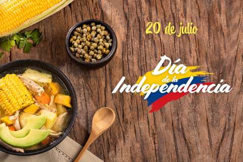 Celebra el 20 de Julio con un buen plato: prepara ajiaco, tamal, changua y lechona