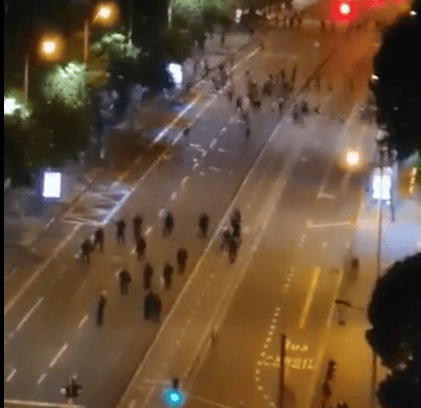 Esto dejó la noche de enfrentamientos entre el Esmad e indígenas en Bogotá