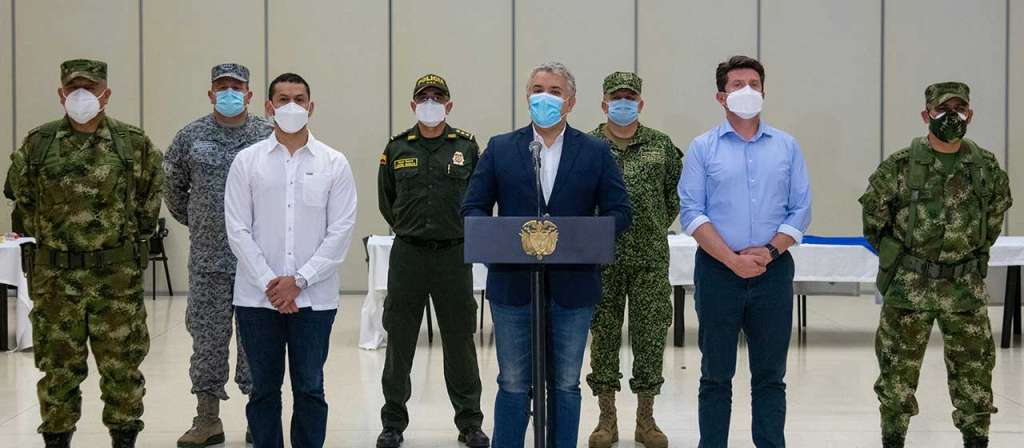 Al término de un consejo de seguridad realizado este jueves en Cali, el Presidente Iván Duque Márquez informó sobre la captura de alías ‘Macho’, principal cabecilla de ‘Los Pelusos’ a nivel nacional.