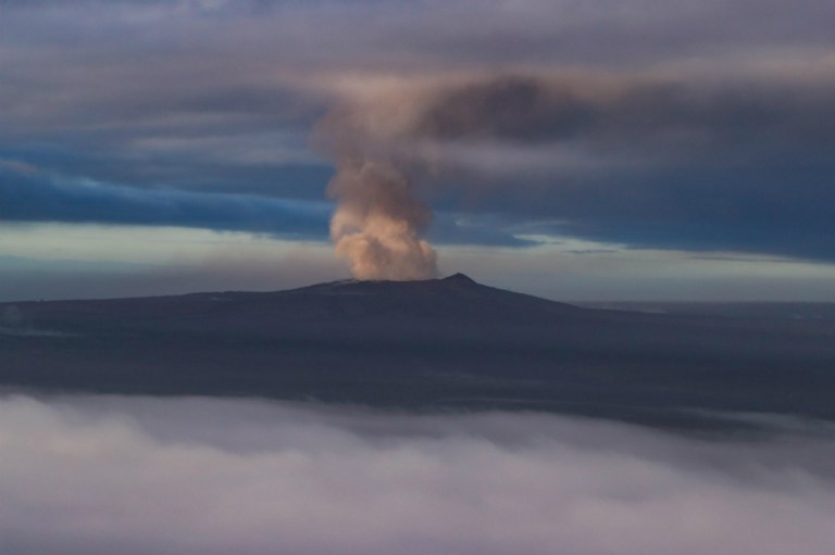 Así se registró la erupción del volcán Kilauea