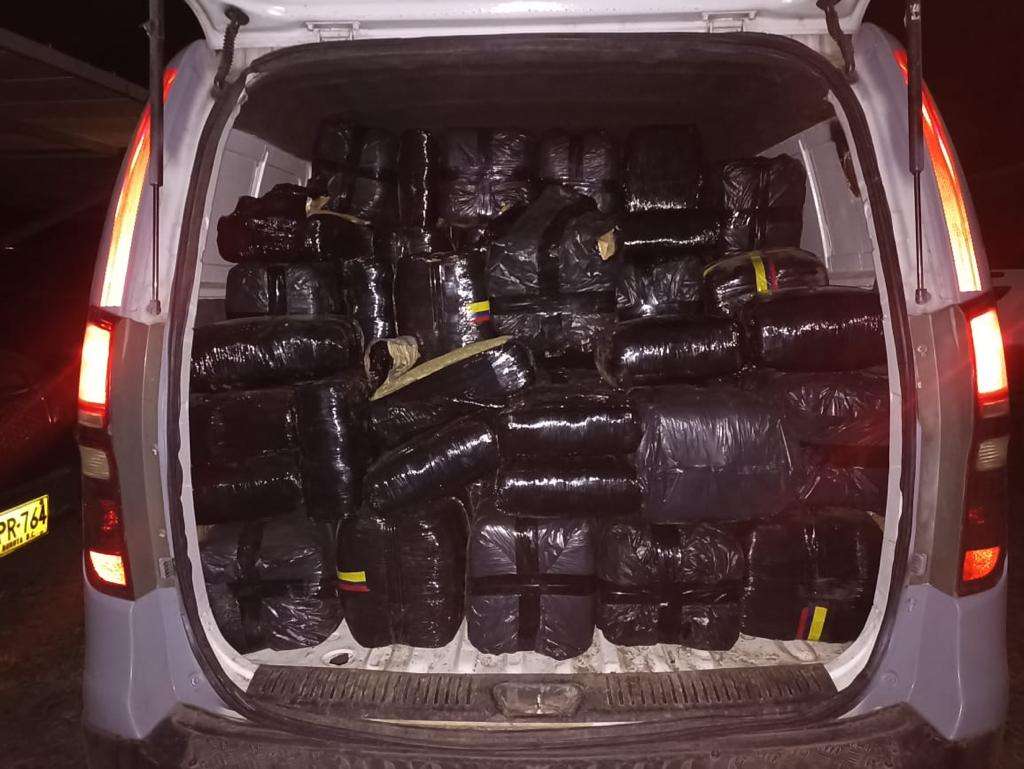 El vehículo fue abandonado esta madrugada en Palmira (Valle).