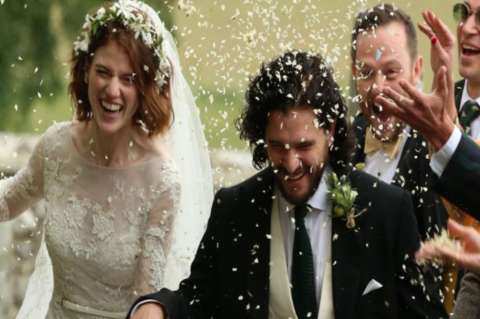 Así fue el matrimonio de los actores de "Game of Thrones"
