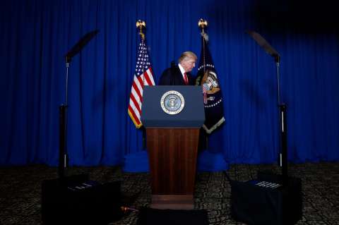 Donald Trump, el guerrerista