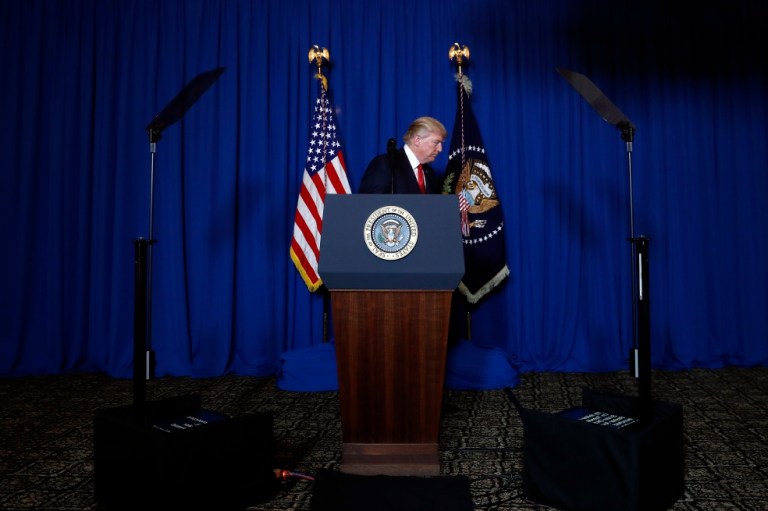 Donald Trump, el guerrerista