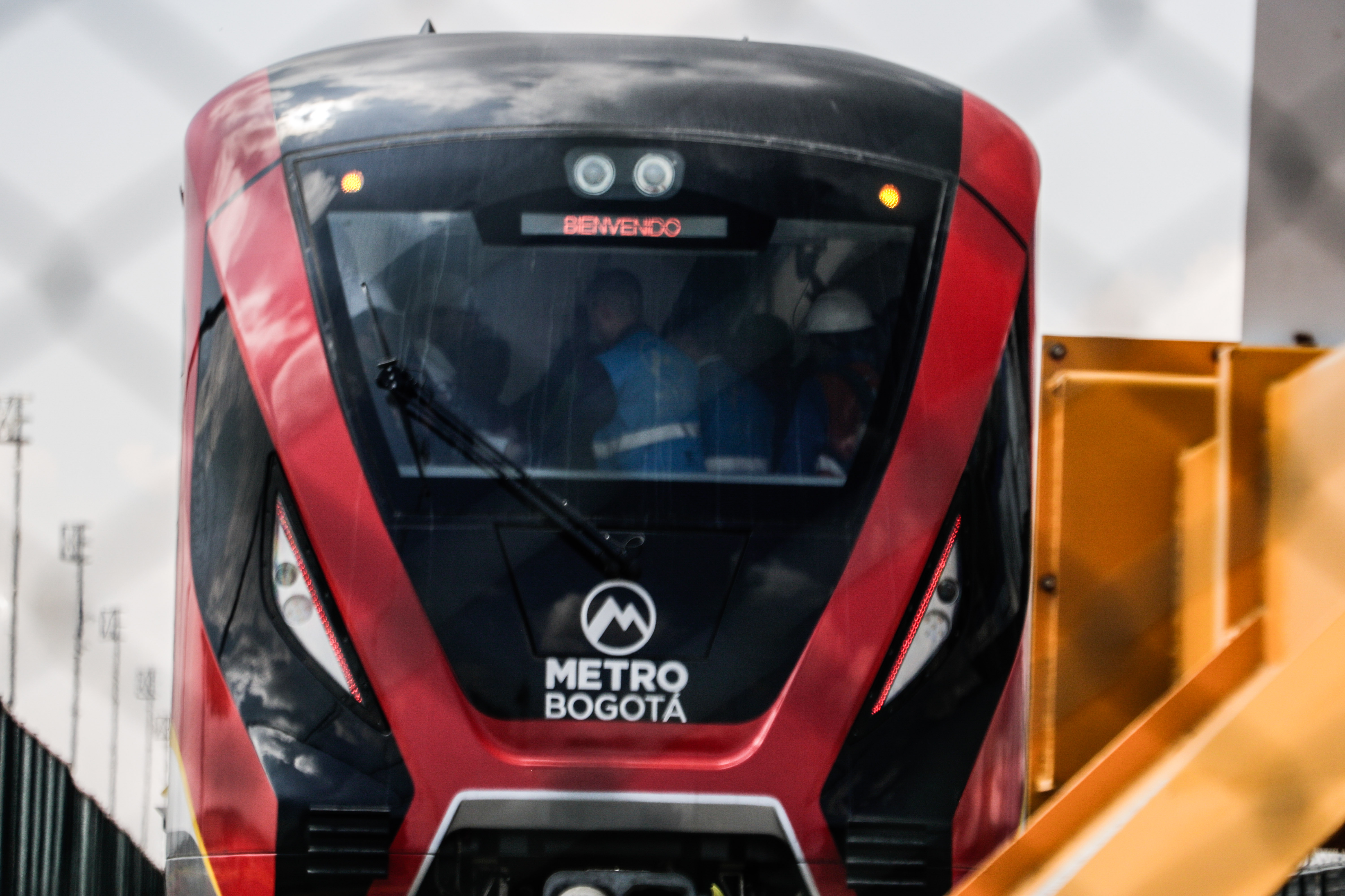 Primera prueba dinámica del tren uno del Metro de Bogotá.