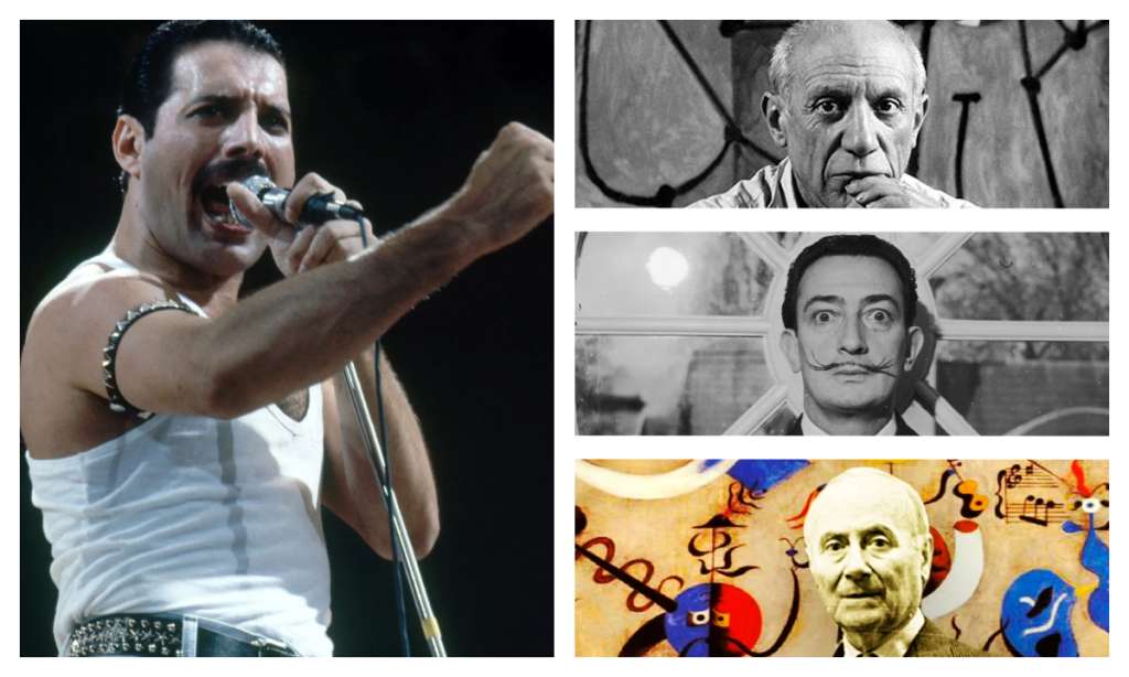 Este es el valor de los cuadros de Freddy Mercury que serán subastados